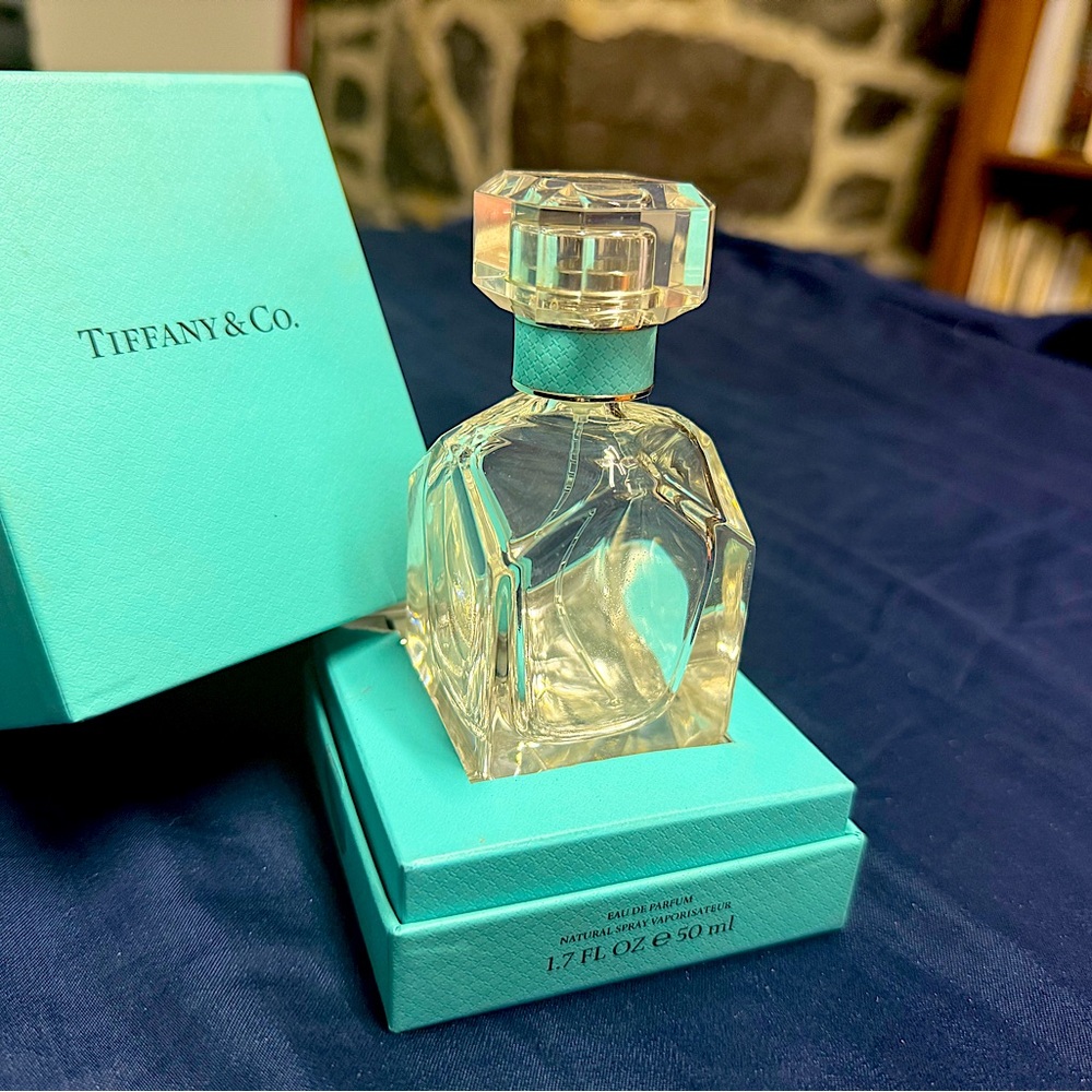 Large Authentic Tiffany & Co Box w original perfume container